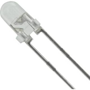 Lite-On LTW-420D7 LED kivezet&eacute;ssel Feh&eacute;r Kerek 3 mm 5.0 cd 25 &deg; 30 mA 3.3 V