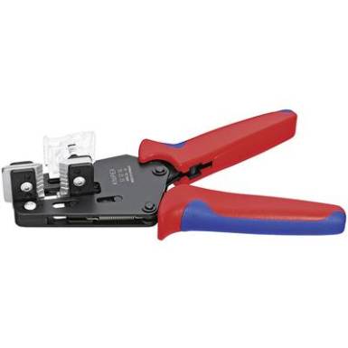 Knipex 12 12 14 Racsnis k&aacute;belcsupaszol&oacute;, blankol&oacute; fog&oacute; PTFE, szilikon &eacute;s t&ouml;bbr&eacute;tegű gumiszigetel&eacute;sű k&aacute;belhez 16 - 26 mm