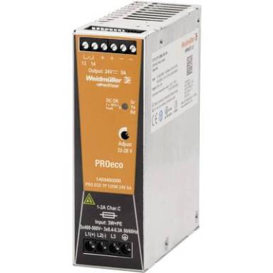 Weidm&uuml;ller PRO ECO 120W 24V 5A Kalaps&iacute;nes t&aacute;pegys&eacute;g 24 V/DC 5 A 120 W 1 x