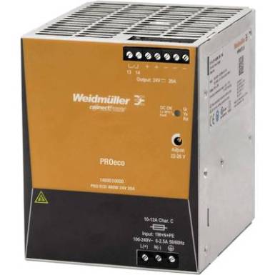 Weidm&uuml;ller PRO ECO 480W 24V 20A Kalaps&iacute;nes t&aacute;pegys&eacute;g 24 V/DC 20 A 480 W 1 x