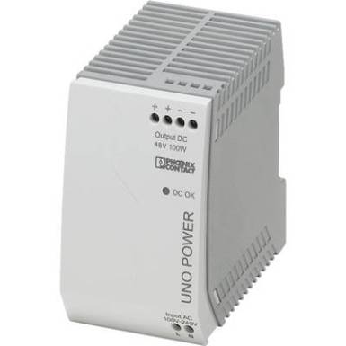 Phoenix Contact UNO-PS/1AC/48DC/100W Kalapsínes tápegység 48 V/DC 2.1 A 100 W 1 x Phoenix Contact UNO-PS/1AC/48DC/100W Kalapsínes tápegység 48 V/DC 2.1 A 100 W 1 x