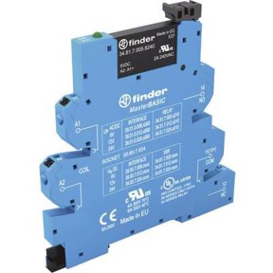 Finder Félvezető relé 1 db 39.00.7.012.9024 Terhelési áram (max.): 2 A Kapcsolási feszültség (max.): 24 V/DC Finder Félvezető relé 1 db 39.00.7.012.9024 Terhelési áram (max.): 2 A Kapcsolási feszültség (max.): 24 V/DC