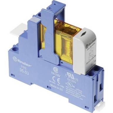 Relé modul 1 db Finder 48.31.8.024.0060 Névleges feszültség: 24 V/AC Max. kapcsolási áram: 10 A 1 váltó Relé modul 1 db Finder 48.31.8.024.0060 Névleges feszültség: 24 V/AC Max. kapcsolási áram: 10 A 1 váltó