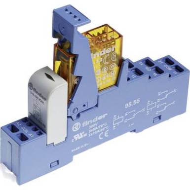 Relé modul 1 db Finder 48.72.8.230.0060 Névleges feszültség: 230 V/AC Max. kapcsolási áram: 8 A 2 váltó Relé modul 1 db Finder 48.72.8.230.0060 Névleges feszültség: 230 V/AC Max. kapcsolási áram: 8 A 2 váltó