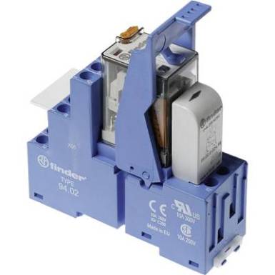 Relé modul 1 db Finder 58.32.8.230.0060 Névleges feszültség: 230 V/AC Max. kapcsolási áram: 10 A 2 váltó Relé modul 1 db Finder 58.32.8.230.0060 Névleges feszültség: 230 V/AC Max. kapcsolási áram: 10 A 2 váltó