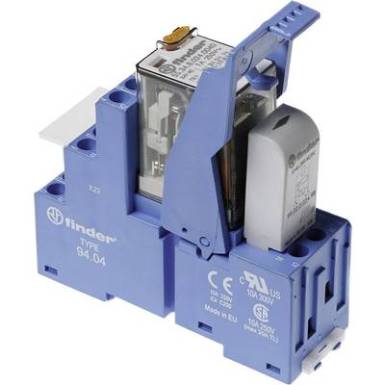 Relé modul 1 db Finder 58.34.8.120.0060 Névleges feszültség: 120 V/AC Max. kapcsolási áram: 7 A 4 váltó Relé modul 1 db Finder 58.34.8.120.0060 Névleges feszültség: 120 V/AC Max. kapcsolási áram: 7 A 4 váltó