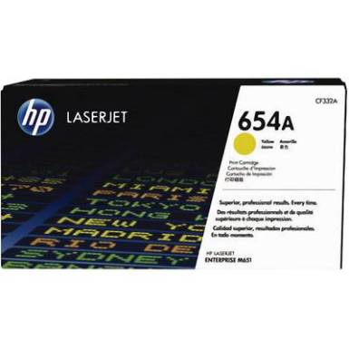 HP Toner 654A CF332A Eredeti S&aacute;rga 15000 oldalak