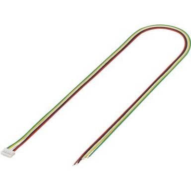 Konfekcionált huzal, 5 pól., TRU COMPONENTS 1244001 RM: 2 mm Konfekcionált huzal, 5 pól., TRU COMPONENTS 1244001 RM: 2 mm