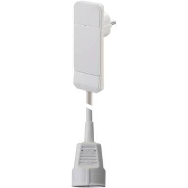 Lapos dug&oacute;s h&aacute;l&oacute;zati hosszabb&iacute;t&oacute;k&aacute;bel, 1,6 m, feh&eacute;r, H05VV 3G 1,5 mm?, NVB 104554
