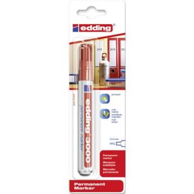 Edding Permanent marker edding 3000 Piros ATT.LOV.WATERPROOF: Igen 4-3000002 Edding Permanent marker edding 3000 Piros ATT.LOV.WATERPROOF: Igen 4-3000002