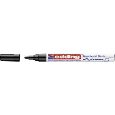Edding Lakk jelölő 4-751-9-001 Fekete 1 mm, 2 mm 1 db/csomag Edding Lakk jelölő 4-751-9-001 Fekete 1 mm, 2 mm 1 db/csomag