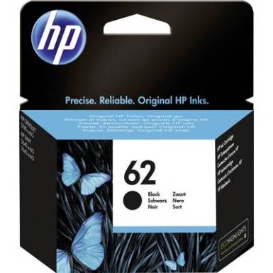 HP Tintapatron 62 Eredeti Fekete C2P04AE Nyomtatópatron HP Tintapatron 62 Eredeti Fekete C2P04AE Nyomtatópatron
