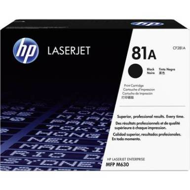 HP Toner 81A CF281A Eredeti Fekete 10500 oldalak HP Toner 81A CF281A Eredeti Fekete 10500 oldalak
