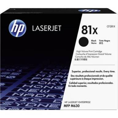 HP Toner 81X CF281X Eredeti Fekete 25000 oldalak HP Toner 81X CF281X Eredeti Fekete 25000 oldalak