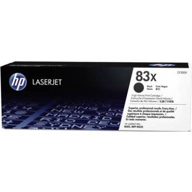HP Toner 83X CF283X Eredeti Fekete 2200 oldalak HP Toner 83X CF283X Eredeti Fekete 2200 oldalak