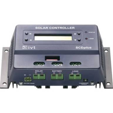 Napelem töltésszabályozó 12/24 V 25 A IVT SCDplus 25A Napelem töltésszabályozó 12/24 V 25 A IVT SCDplus 25A
