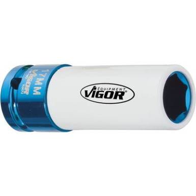 Külső hatlap Erő dugókulcs betét 17 mm Vigor V2472 Külső hatlap Erő dugókulcs betét 17 mm Vigor V2472