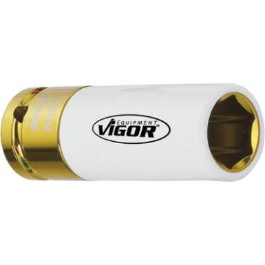 K&uuml;lső hatlap Erő dug&oacute;kulcs bet&eacute;t 19 mm Vigor V2473