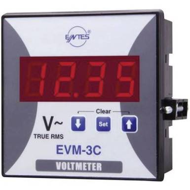3 fázisú beépíthető AC feszültségmérő műszer, ENTES EVM-3-96 3 fázisú beépíthető AC feszültségmérő műszer, ENTES EVM-3-96
