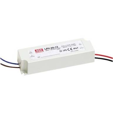 LED transzformátor Állandó feszültségű Mean Well LPV-20-5 15 W 0 - 3 A 5 V/DC LED transzformátor Állandó feszültségű Mean Well LPV-20-5 15 W 0 - 3 A 5 V/DC