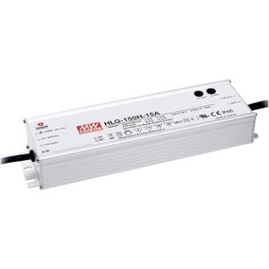 LED meghajtó, LED transzformátor Állandó feszültségű, Állandó áramú Mean Well HLG-150H-48A 153 W 3.2 A 24 - 48 V/DC Dimmelhető LED meghajtó, LED transzformátor Állandó feszültségű, Állandó áramú Mean Well HLG-150H-48A 153 W 3.2 A 24 - 48 V/DC Dimmelhető