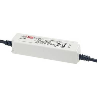 LED meghajtó, LED transzformátor Állandó feszültségű, Állandó áramú Mean Well LPF-25-24 25.2 W 1.05 A 13.2 - 24 V/DC LED meghajtó, LED transzformátor Állandó feszültségű, Állandó áramú Mean Well LPF-25-24 25.2 W 1.05 A 13.2 - 24 V/DC