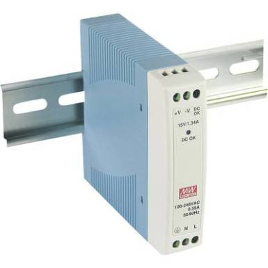 Kalapsínes tápegység Mean Well MDR-10-12 12 V/DC 0.84 A 10 W 1 x Kalapsínes tápegység Mean Well MDR-10-12 12 V/DC 0.84 A 10 W 1 x