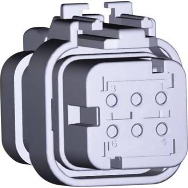 TE Connectivity H&uuml;velyh&aacute;z k&aacute;bel AMPSEAL16 P&oacute;lusok sz&aacute;ma 6 776531-1 1 db