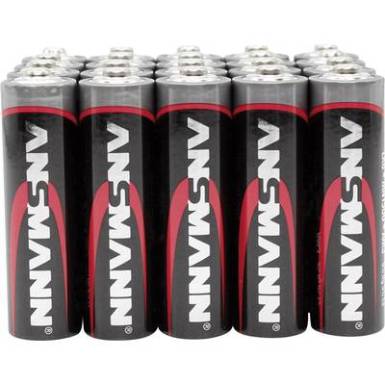 Ceruzaelem AA, alk&aacute;li mang&aacute;n, 1,5V, 20 db, Ansmann Red-Line LR06, AA, LR6, AAB4E, AM3, 815, E91, LR6N