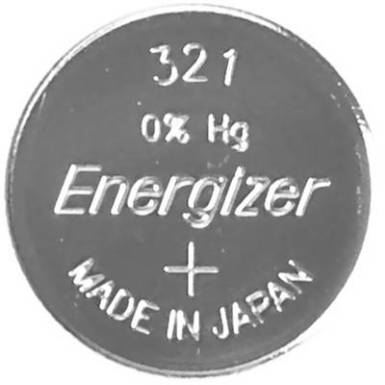 321 gombelem, ezüstoxid, 1,55V, 15 mAh, Energizer SR616SW, SR65, SR616, V321, D321, 611, DA, 280-73, SB-AF, SB-DF 321 gombelem, ezüstoxid, 1,55V, 15 mAh, Energizer SR616SW, SR65, SR616, V321, D321, 611, DA, 280-73, SB-AF, SB-DF