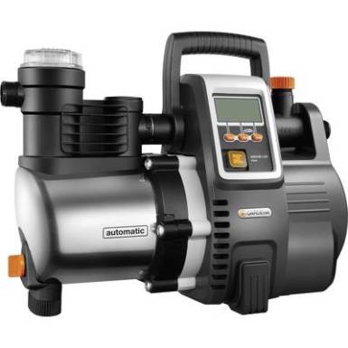 Gardena házi vízmű, vízellátó háztartási automata szivattyú LCD kijelzővel GARDENA Premium 6000/6E LCD Inox(1760) Gardena házi vízmű, vízellátó háztartási automata szivattyú LCD kijelzővel GARDENA Premium 6000/6E LCD Inox(1760)