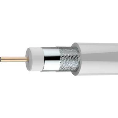 Koax kábel 75 Ohm 90 dB, fehér, méteráru, Axing SKB 89-03 Koax kábel 75 Ohm 90 dB, fehér, méteráru, Axing SKB 89-03