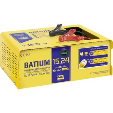 Automatikus töltő GYS BATIUM 15.24 024526 6 V, 12 V, 24 V 22 A 22 A Automatikus töltő GYS BATIUM 15.24 024526 6 V, 12 V, 24 V 22 A 22 A