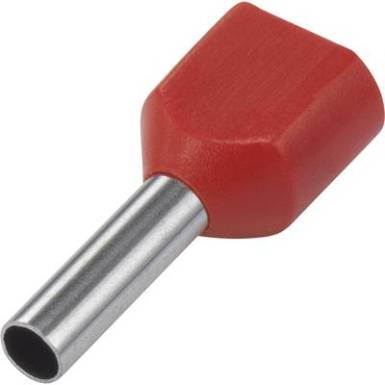 966144-4 TE Connectivity Iker &eacute;rv&eacute;gh&uuml;vely 1 mm? x 8 mm R&eacute;szlegesen szigetelt Piros 500 db