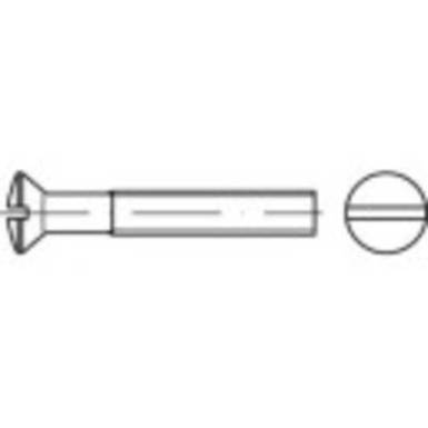 TOOLCRAFT 134345 S&uuml;llyesztett fejű csavarok M3 40 mm Egyeneshorny&uacute; DIN 964 Ac&eacute;l Galvanikusan cinkezett 200 db