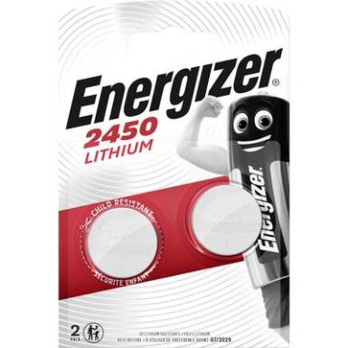 CR2450 lítium gombelem, 3 V, 620 mA, 2 db, Energizer BR2450, DL2450, ECR2450, KCR2450, KL2450, KECR2450, LM2450 CR2450 lítium gombelem, 3 V, 620 mA, 2 db, Energizer BR2450, DL2450, ECR2450, KCR2450, KL2450, KECR2450, LM2450