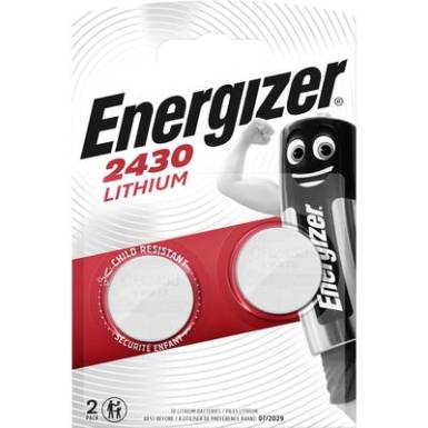 CR2430 lítium gombelem, 3 V, 290 mA, 2 db, Energizer BR2430, DL2430, ECR2430, KCR2430, KL2430, KECR2430, LM2430 CR2430 lítium gombelem, 3 V, 290 mA, 2 db, Energizer BR2430, DL2430, ECR2430, KCR2430, KL2430, KECR2430, LM2430