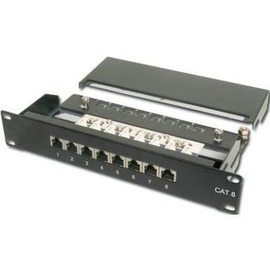 Digitus Professional DN-91608S 8 port Hálózati patchpanel CAT 6 1 ME Digitus Professional DN-91608S 8 port Hálózati patchpanel CAT 6 1 ME