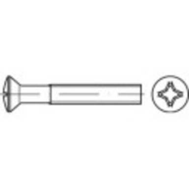 TOOLCRAFT 134621 Süllyesztett fejű csavarok M3 6 mm Kereszthornyú Philips DIN 966 Acél Galvanikusan cinkezett 200 db TOOLCRAFT 134621 Süllyesztett fejű csavarok M3 6 mm Kereszthornyú Philips DIN 966 Acél Galvanikusan cinkezett 200 db