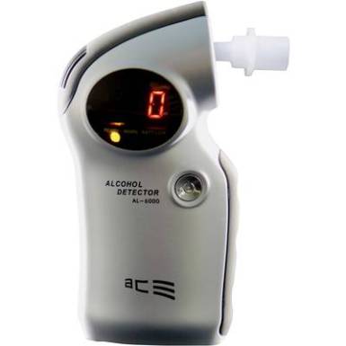 Alkoholteszter, cserélhető érzékelő, max. 4 ?, ezüst, ACE AL6000 Alkoholteszter, cserélhető érzékelő, max. 4 ?, ezüst, ACE AL6000