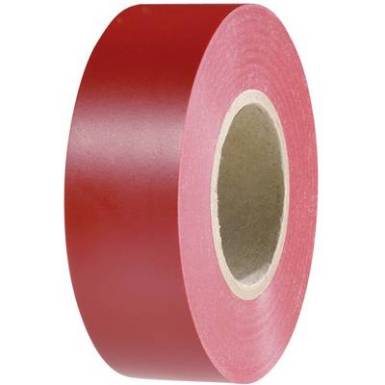 Szigetelőszalag, piros színű (H x Sz) 20 m x 19 mm HellermannTyton Hela Tape Flex 15 Szigetelőszalag, piros színű (H x Sz) 20 m x 19 mm HellermannTyton Hela Tape Flex 15