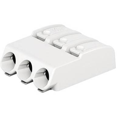 WAGO Rug&oacute;erős kapocst&ouml;mb 0.75 mm? P&oacute;lussz&aacute;m 3 Feh&eacute;r 1 db