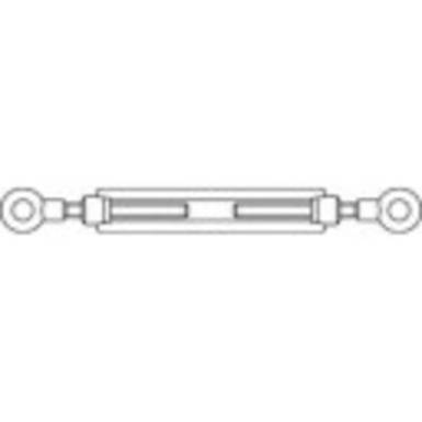 Huzalfeszítő M6 Acél Galvanikusan cinkezett TOOLCRAFT 136610 DIN 1480 1 db Huzalfeszítő M6 Acél Galvanikusan cinkezett TOOLCRAFT 136610 DIN 1480 1 db