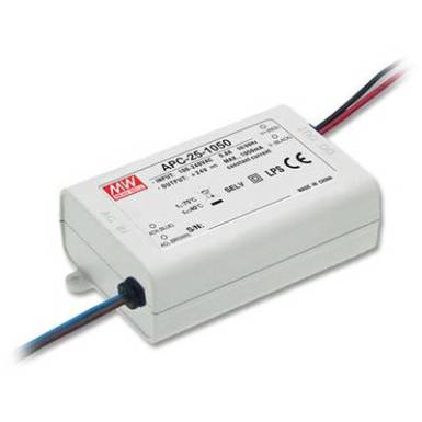 LED meghajtó Állandó áramú Mean Well APC-25-350 24.5 W 0.35 A 25 - 70 V/DC LED meghajtó Állandó áramú Mean Well APC-25-350 24.5 W 0.35 A 25 - 70 V/DC