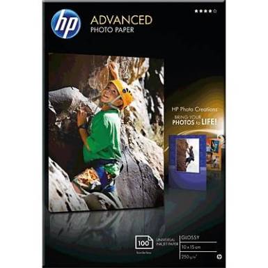 Fénykép papír HP Advanced Photo Paper Q8692A 10 x 15 cm 250 gm? 100 lap Fényes Fénykép papír HP Advanced Photo Paper Q8692A 10 x 15 cm 250 gm? 100 lap Fényes