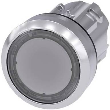 Világító nyomógomb lapos működtető, Fém előlapi gyűrű, magasfényű Átlátszó Siemens SIRIUS ACT 3SU1051-0AB70-0AA0 1 db Világító nyomógomb lapos működtető, Fém előlapi gyűrű, magasfényű Átlátszó Siemens SIRIUS ACT 3SU1051-0AB70-0AA0 1 db