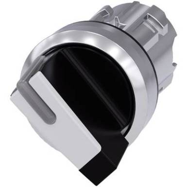 Karos billenőkapcsoló Fém előlapi gyűrű, magasfényű Fekete, Fehér 1 x 90 ° Siemens SIRIUS ACT 3SU1052-2BF60-0AA0 1 db Karos billenőkapcsoló Fém előlapi gyűrű, magasfényű Fekete, Fehér 1 x 90 ° Siemens SIRIUS ACT 3SU1052-2BF60-0AA0 1 db