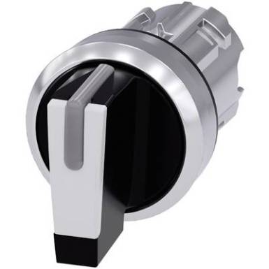 Karos billenőkapcsoló Fém előlapi gyűrű, magasfényű Fekete, Fehér 2 x 45 ° Siemens SIRIUS ACT 3SU1052-2BM60-0AA0 1 db Karos billenőkapcsoló Fém előlapi gyűrű, magasfényű Fekete, Fehér 2 x 45 ° Siemens SIRIUS ACT 3SU1052-2BM60-0AA0 1 db