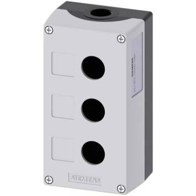 Üres ház 3 beépítési hely, Talajrögzítéshez (H x Sz x Ma) 158.4 x 85 x 64 mm Szürke Siemens SIRIUS ACT 3SU1853-0AA00-0AB1 1 db Üres ház 3 beépítési hely, Talajrögzítéshez (H x Sz x Ma) 158.4 x 85 x 64 mm Szürke Siemens SIRIUS ACT 3SU1853-0AA00-0AB1 1 db