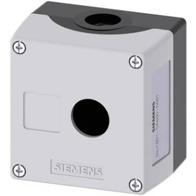 &Uuml;res h&aacute;z 1 be&eacute;p&iacute;t&eacute;si hely (H x Sz x Ma) 85 x 85 x 64 mm felirat n&eacute;lk&uuml;l Sz&uuml;rke Siemens SIRIUS ACT 3SU1801-0AA00-0AB1 1 db
